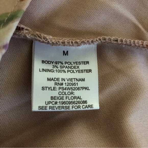 PINK REPUBLIC Womens Dress Size Medium Juniors Lined Gypsy Style New - Picture 7 of 8